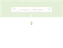 Tablet Screenshot of margatecountryclub.co.za